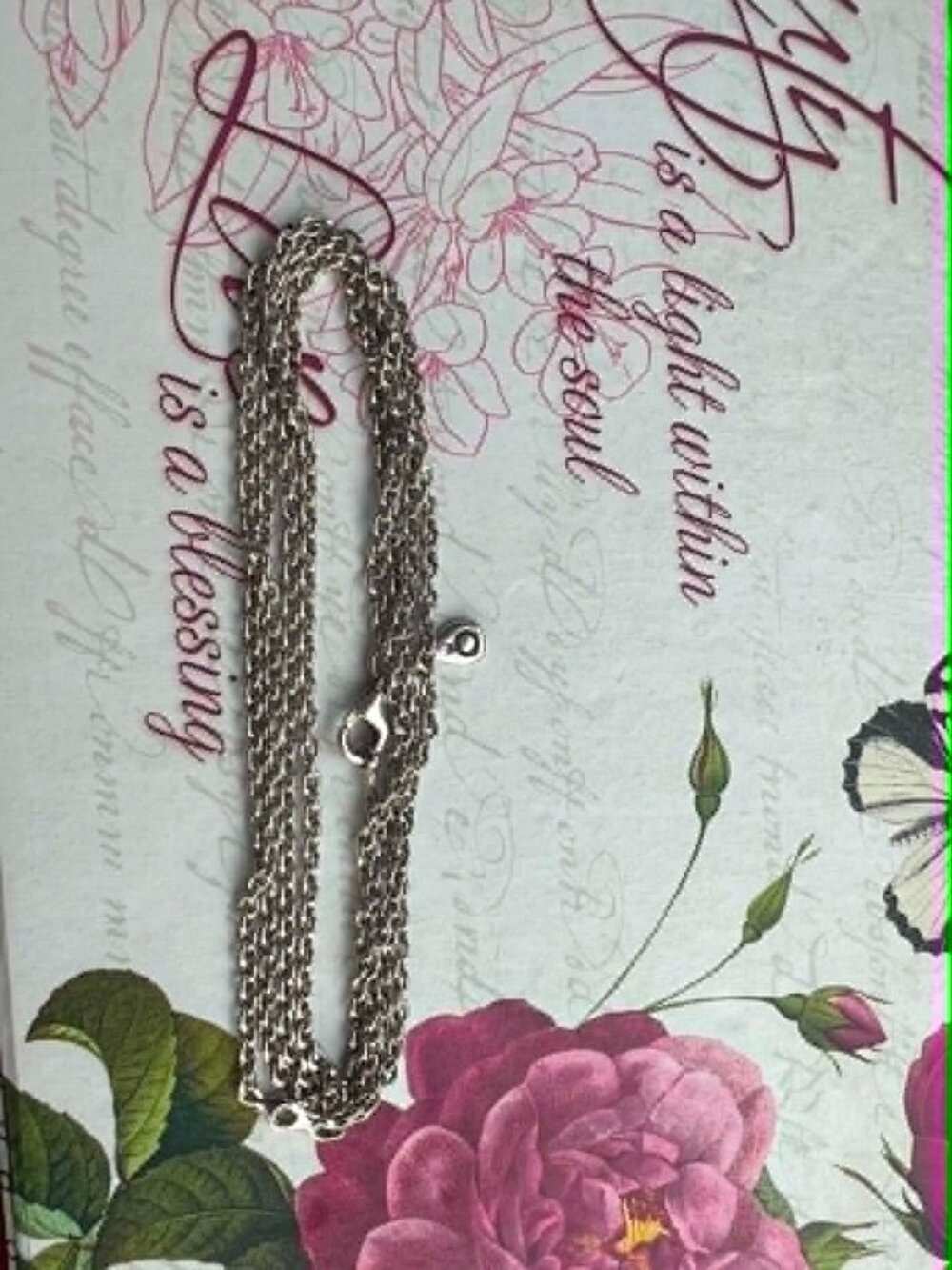 Authentic Pandora Silver Classic Cable Chain Necklace